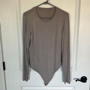 NWT Vitality Gray Bodysuit.